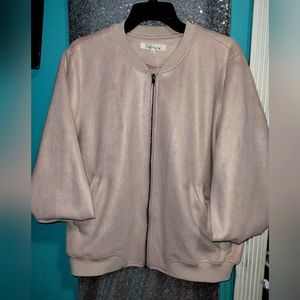 Solitaire Jacket Size L Pastel Pink/ Metallic gold Speckled